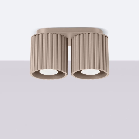 Ceiling lamp AURA 2 taupe GU10