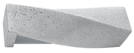 Wall lamp SIGMA concrete + 2x LED Bulb E27 3000K Warm 7.5W 620lm