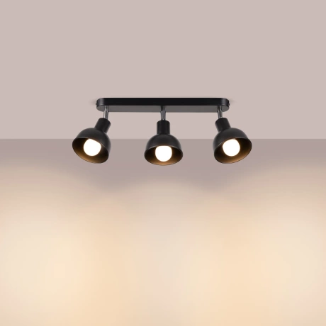 Ceiling lamp ELBA 3 black