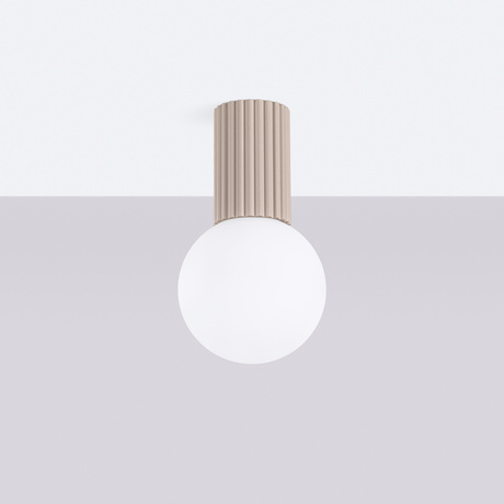 Ceiling lamp HALO taupe IP44
