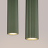 Pendant lamp KARBON 2 olive green