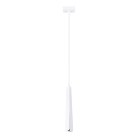 Hanging lamp PRYSM 1 white + 1x LED Bulb G9 4000K Cool White 4.5W 460lm