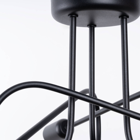 Chandelier SUPEŁ 3 black = 3X LED Bulb E27 3000K 7W 760lm