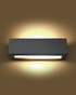 Wall lamp ceramic VEGA grey + 1x LED Bulb E27 4000K Cool White 7.5W 650lm