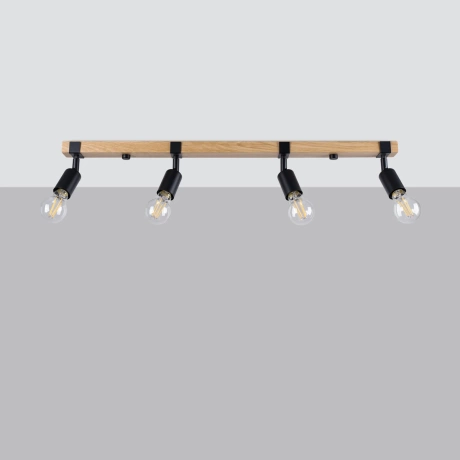 Ceiling lamp ZUCA 4 black