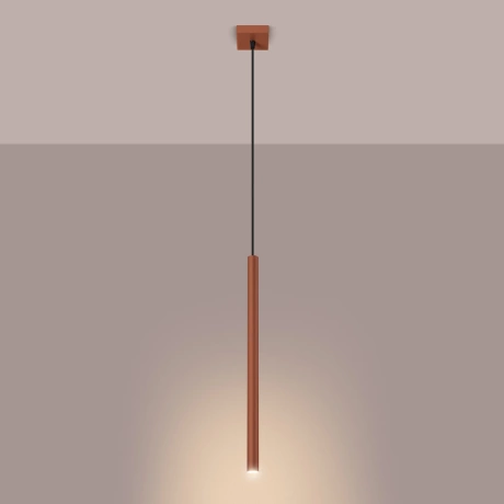 Pendant lamp PASTELO 1 red ochre