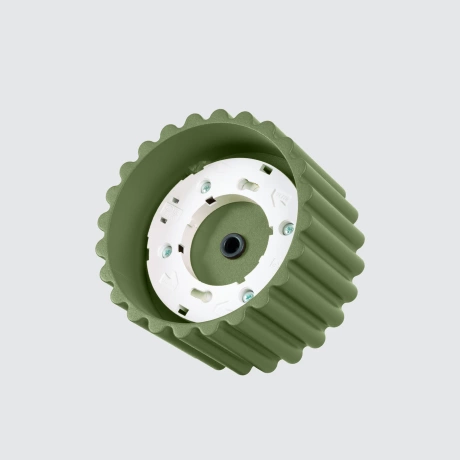 Ceiling lamp AURA 1 olive green Gx53