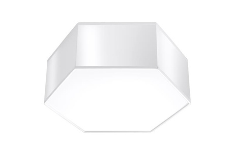 Ceiling lamp SUNDE 11 white + 2x LED Bulb E27 3000K Warm 7.5W 620lm