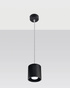 Ceiling pendant lamp ORBIS 1 black + 1x LED Bulb GU-10 3000K Warm 7W 620lm