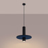 Pendant lamp PELTA 1 black/navy