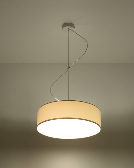 Hanging lamp ARENA 35 WHITE + 2x LED Bulb E27 4000K Cool White 7.5W 650lm