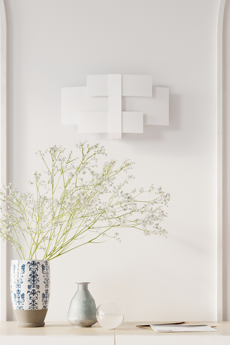 Wall lamp CELIA white + 2x LED bulb G9 3000K Warm 4.5W 510lm