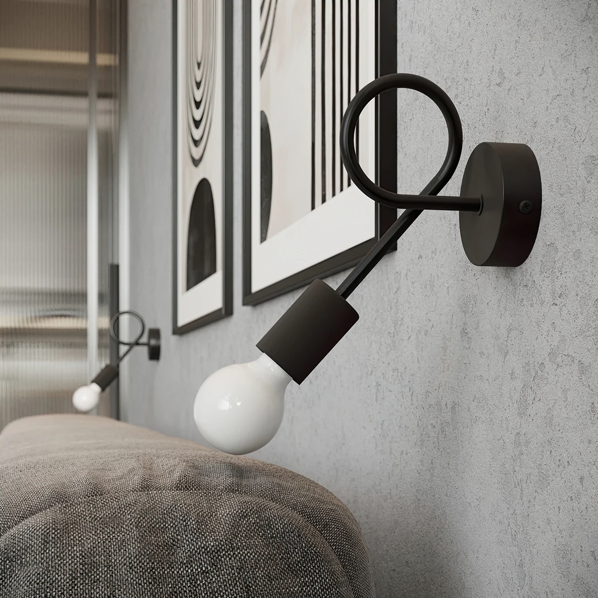 Chandelier LEVAR 4 black