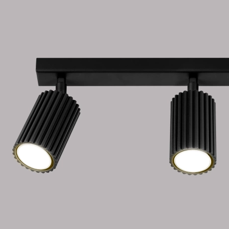 Ceiling lamp KARBON 3L black