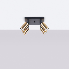 Ceiling lamp WINX 4 black/gold