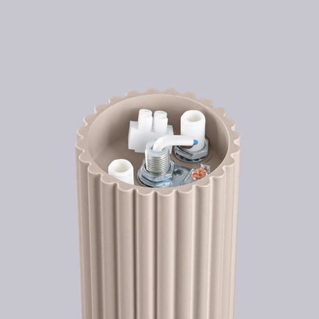 Ceiling lamp HALO taupe IP44