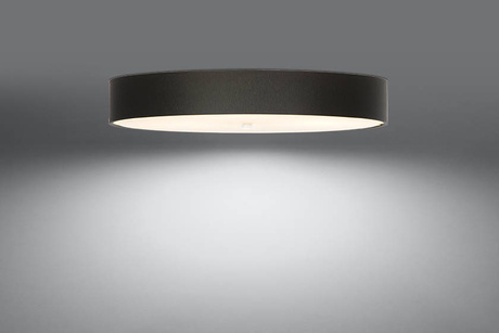 Ceiling lamp SKALA 90 black + 6x LED Bulb E27 3000K Warm 7.5W 620lm