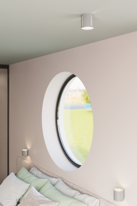 Ceiling lamp INEZ gray + 1x LED Bulb G9 4000K Cool White 4.5W 530lm