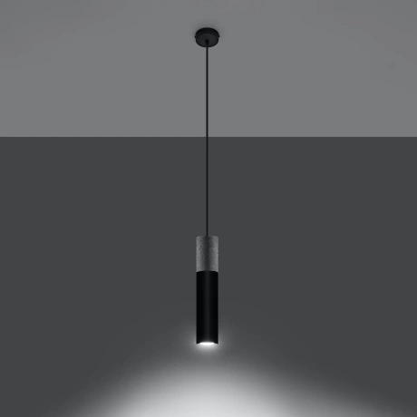 Pendant lamp BORGIO 1 black