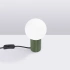 Table lamp HALO olive green