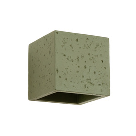Wall lamp QUAD concrete olive green