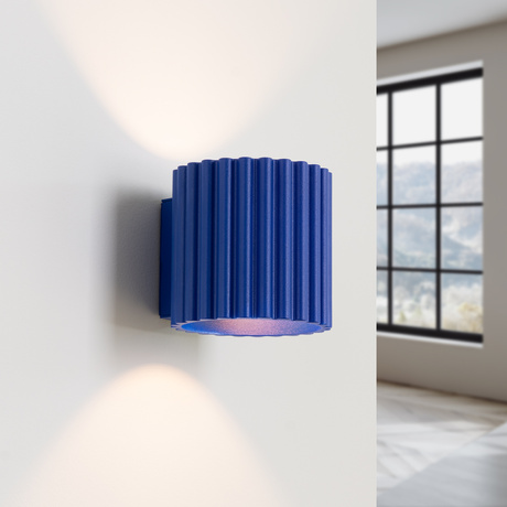 Wall lamp AURA ultramarine G9