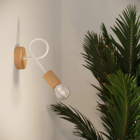 Wall lamp EMBER white