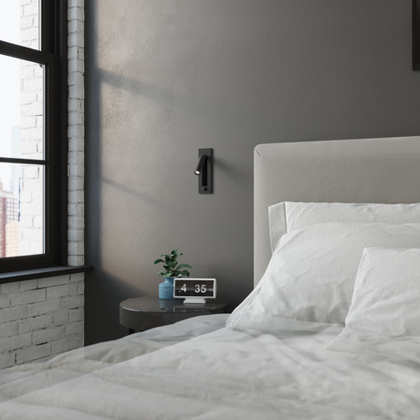 Wall lamp ENIF black + 1x LED Bulb G9 3000K Warm 4.5W 510lm