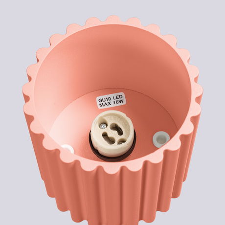 Ceiling lamp AURA 1 peach GU10
