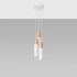 Pendant lamp PABLO 3P white