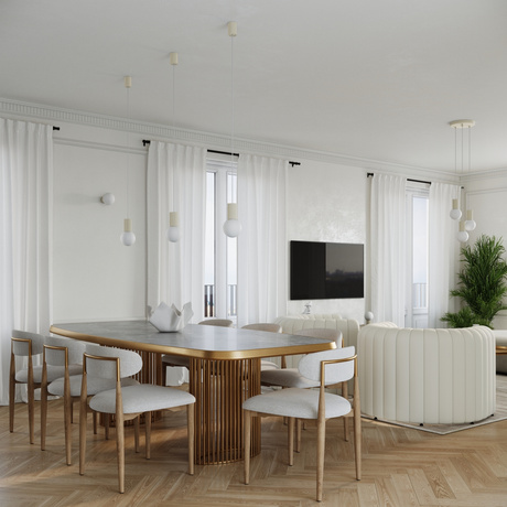 Pendant lamp HALO 1 beige