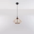 Pendant lamp POMPELMO natural wood