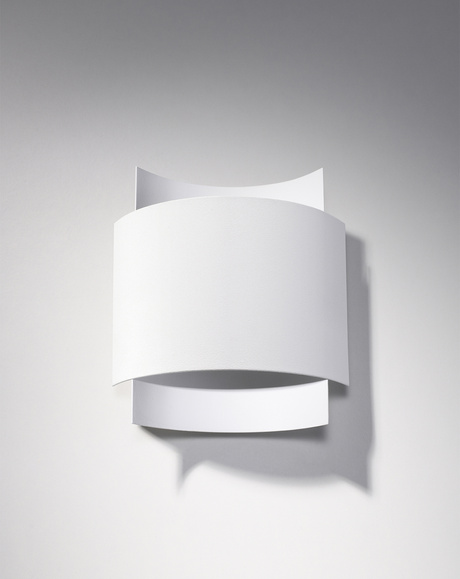 Wall lamp IMPACT white + 1x LED Bulb G9 4000K Cool White 4.5W 530lm