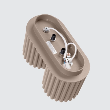 Ceiling lamp AURA 2 taupe GU10