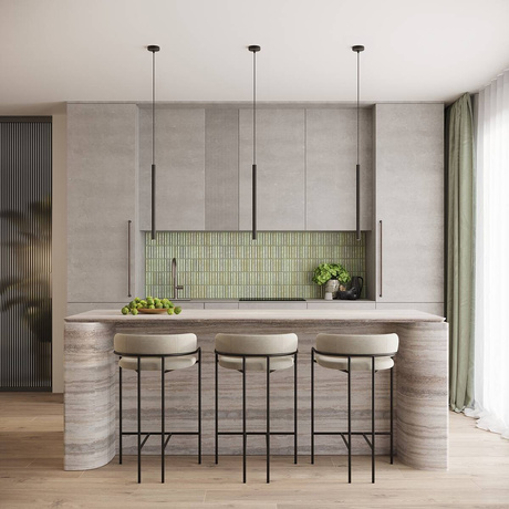 Hanging lamp ARCHE 3P black + 3x LED Bulb G9 3000K Warm White 4.5W 450lm