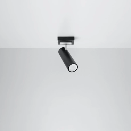 Ceiling lamp DIREZIONE 1 black