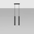 Pendant lamp WEZYR 2 black
