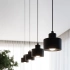 Pendant lamp SAVAR 3 black