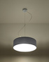 Pendant lamp ARENA 35 GREY + 2x LED Bulb E27 4000K Cool White 7.5W 650lm