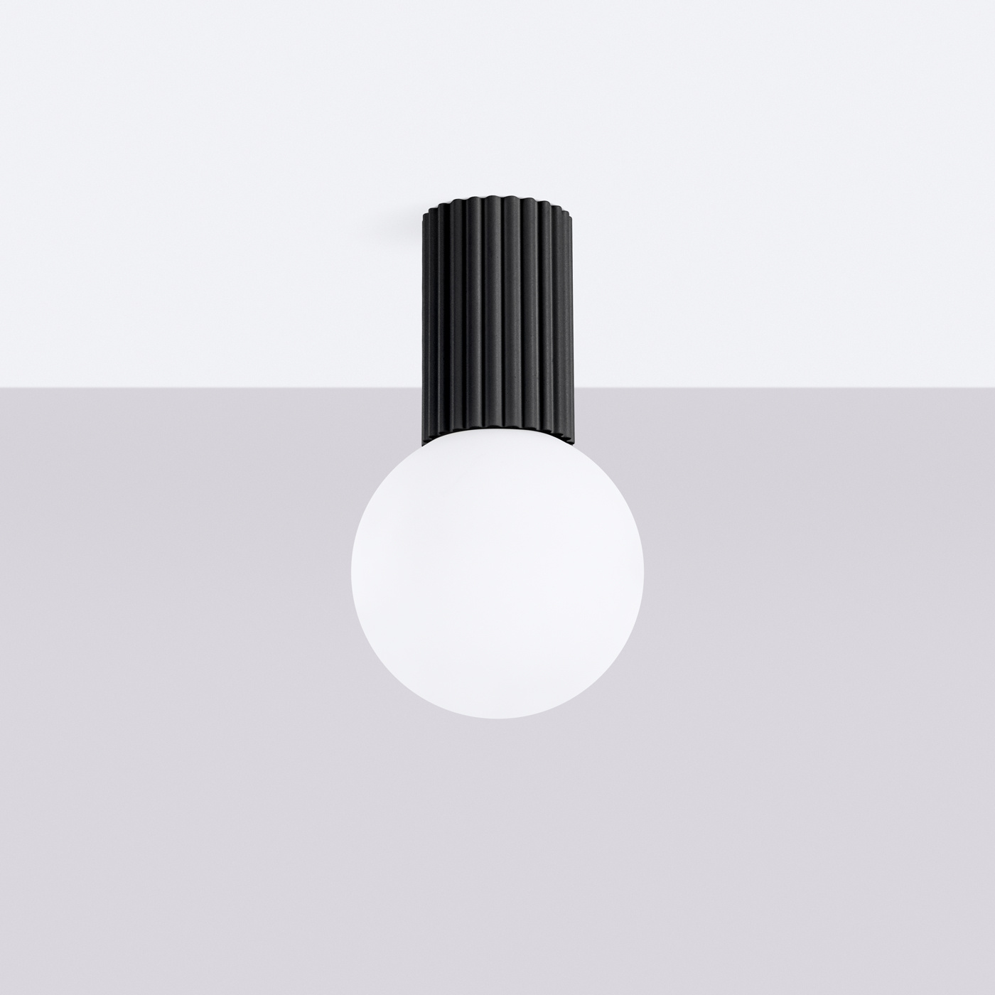 Ceiling lamp HALO black IP44