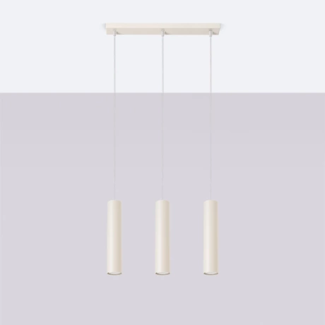 Pendant lamp LAGOS 3L beige