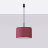 Pendant lamp NEVIA burgundy