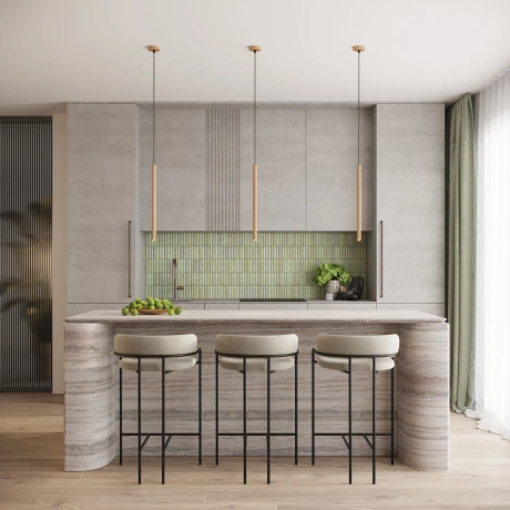 Pendant lamp ARCHE 1 gold