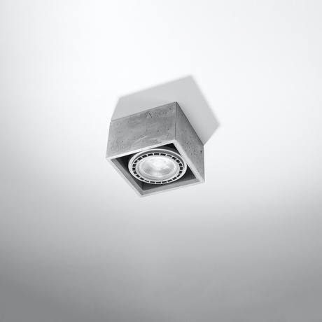 Ceiling lamp QUATRO 1 concrete