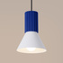 Pendant lamp ESTRIA 1 white/ultramarine