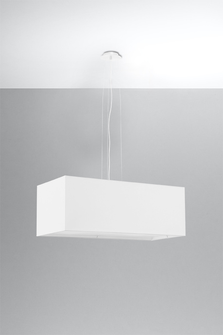 Chandelier SANTA BIS 80 white + 3x LED Bulb E27 4000K Cool White 7.5W 650lm