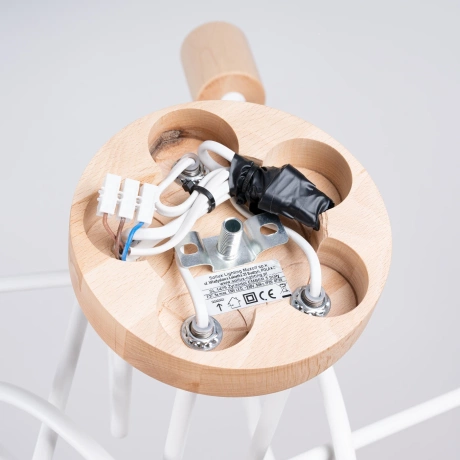 Chandelier EMBER 5 white