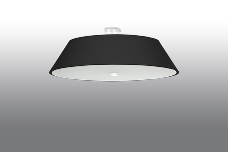 Ceiling lamp VEGA 70 black + 5x LED Bulb E27 4000K Cool White 7.5W 650lm