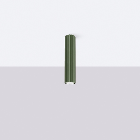 Ceiling lamp KARBON 30 olive green