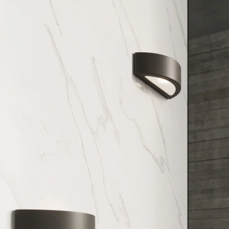 Wall lamp ceramic ATENA black